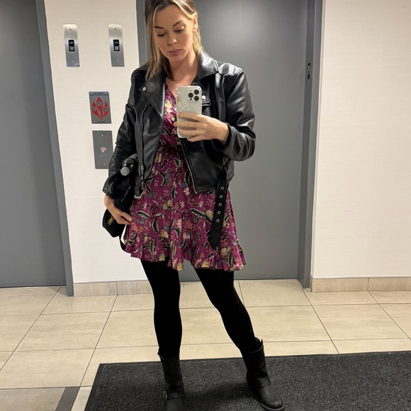 Tamga floral lark mini dress - magenta - Picture 7 of 7